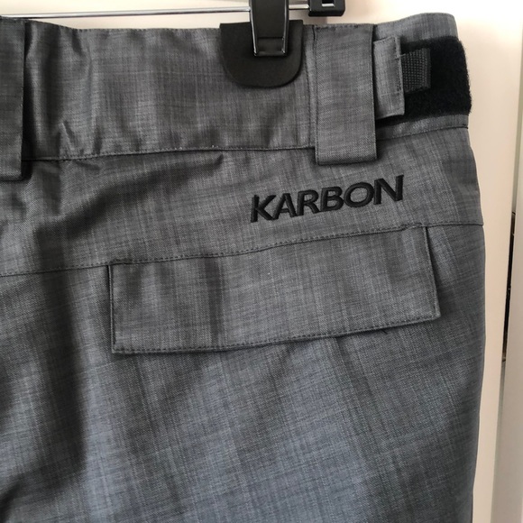 Karbon Pants Karbon Mens Helix Rock Ski Pant Charcoal Size L Poshmark